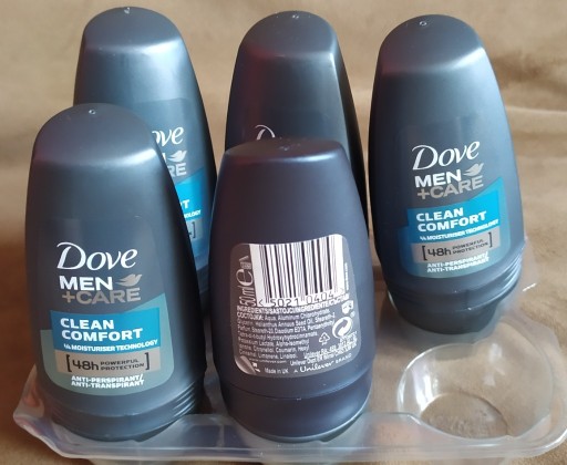 Zdjęcie oferty: Dove Men+Care Antyperspirant w rolce 50ml - 5 szt.