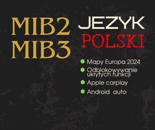 Zdjęcie oferty: USA Konwersja na EU Mib2 Mib3 A3 A5 A6 A7 Q2 Q5 Q7