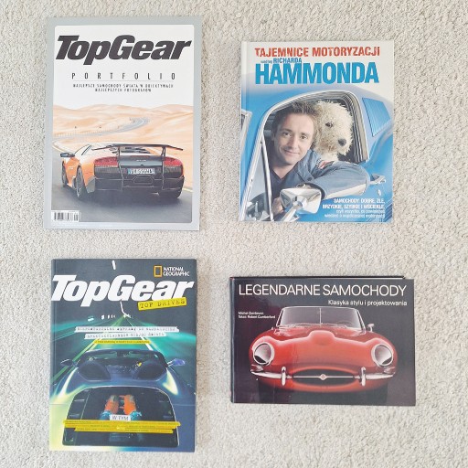 Zdjęcie oferty: 4 książki: Top Gear Top Drives, Portfolio, Hammond