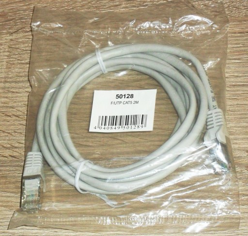 Zdjęcie oferty: Kabel sieciowy RJ45 LAN ETHERNET CAT.5 F/UTP, 2 m