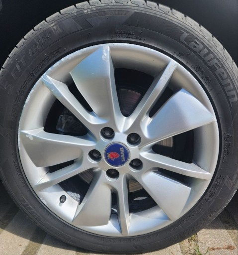 Zdjęcie oferty: Felgi Saab 5x110 J7.5 ET41 z oponami letnimi 