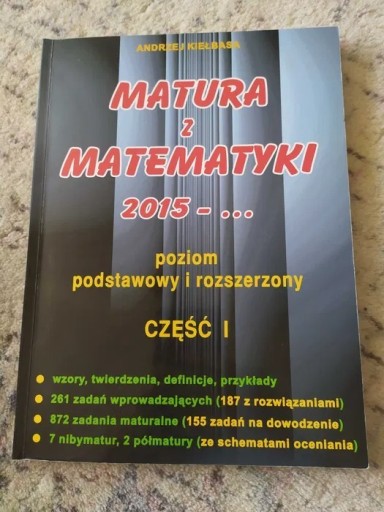 Zdjęcie oferty: Andrzej Kiełbasa matura matematyka poziom rozszerz