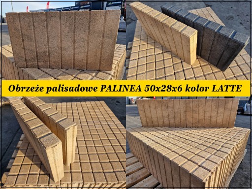 Zdjęcie oferty: Palisada betonowa gładka PALINEA Latte Tiramisu 