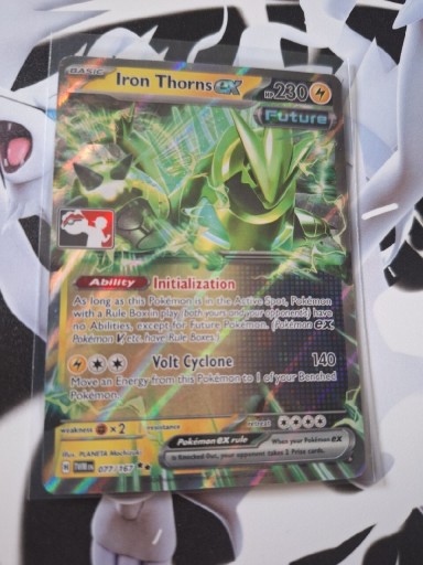 Zdjęcie oferty: Karty Pokemon TCG Iron Thorns EX TWM 077 STEMPEL UNIKAT