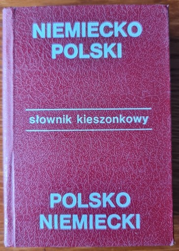 Zdjęcie oferty: Słownik kieszonkowy niemiecko-polski polsko-niem