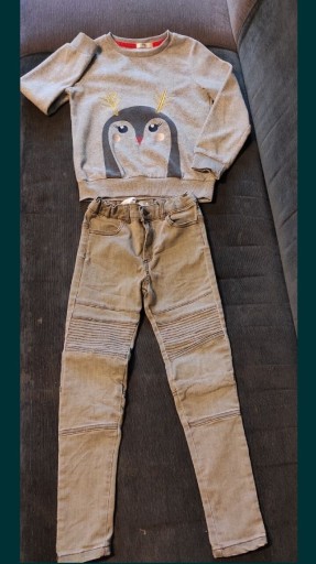 Zdjęcie oferty: Spodnie i bluza dziewczęca 128