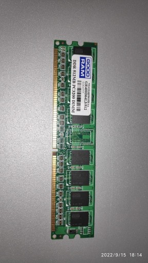 Zdjęcie oferty: Ram   DDR 512  Goodram