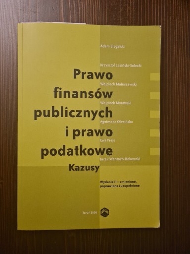 Zdjęcie oferty: Prawo finansów publicznych i prawo podatkowe