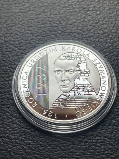 Zdjęcie oferty: 10 zł. 2007 r.   Karol Szymanowski    Ag