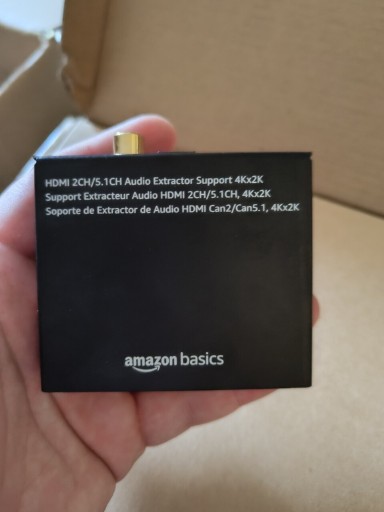 Zdjęcie oferty: Konwerter HDMI na HDMI+ Amazon Basic CEHFAE0101