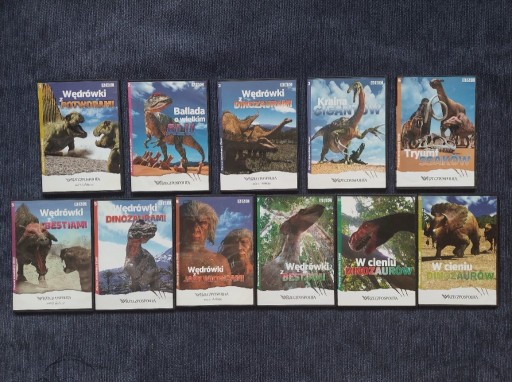 Zdjęcie oferty: Wędrówki z Dinozaurami  zestaw 11 DVD   