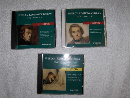 Zdjęcie oferty: Wielcy kompozytorzy Chopin zestaw trzy płyty