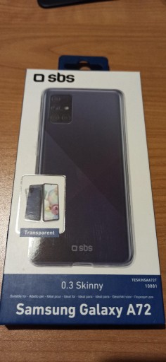 Zdjęcie oferty: Etui plecki, SBS do Samsung Galaxy A72, przezroczy