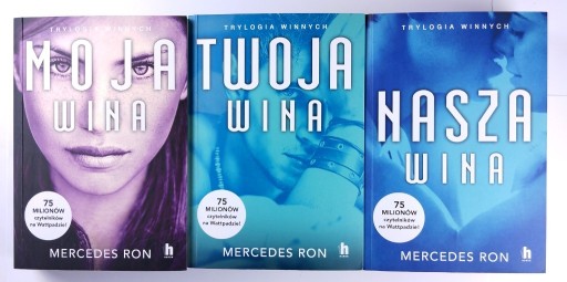 Zdjęcie oferty: ZESTAW 3w1 TRYLOGIA WINNYCH TOM 1-3 Mercedes Ron