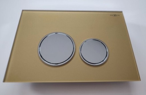 Zdjęcie oferty: Nowy przycisk spłukujący Mexen złoty szkło