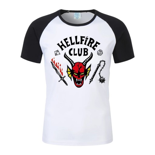 Zdjęcie oferty: Stranger Things 4 Hellfire Club Koszulka T-Shirt M