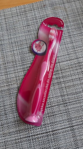 Zdjęcie oferty: Miękka szczoteczka do zębów dla dzieci różowa 