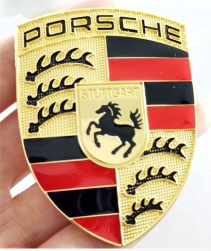 Zdjęcie oferty: Emblemat Logo Porsche herb podkładka org