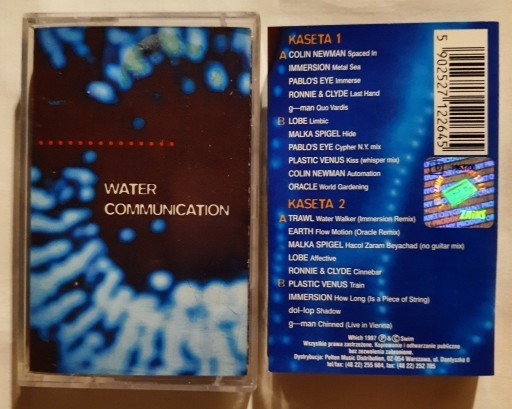 Zdjęcie oferty: WATER COMMUNICATION - 2 kasety COLIN NEWMAN MALKA SPIEGEL