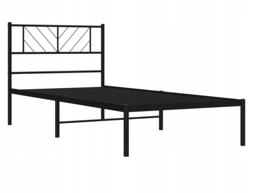 Zdjęcie oferty: Metalowa rama łóżka z wezgłowiem, 200x90cm łóżko