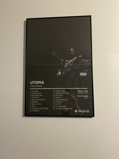 Zdjęcie oferty: Plakat Travis Scott Utopia 