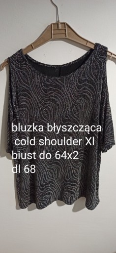 Zdjęcie oferty: Błyszcząca bluza could shoulder Xl 