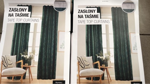 Zdjęcie oferty: Zasłony okienne 138x250cm po 2szt