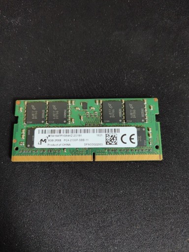 Zdjęcie oferty: Pamięć RAM DDR4 Micron MTA16ATF1G64HZ-2G1B1 8 GB