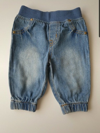 Zdjęcie oferty: Spodnie jeansy joggery r. 68