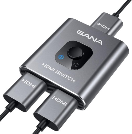 Zdjęcie oferty: GANA aluminiowy dwukierunkowy rozdzielacz HDMI 4K
