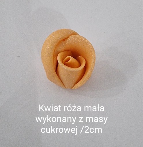 Zdjęcie oferty: Kwiat róża wykonany z masy cukrowej