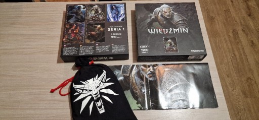 Zdjęcie oferty: Wiedzmin witcher puzzle geralt. Idealne. Kompletne