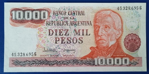 Zdjęcie oferty: Banknot , Argentyna, 10.000 Peso