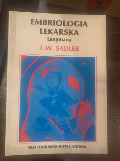 Zdjęcie oferty: Embriologia lekarska książki medycyna