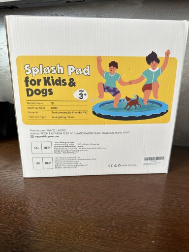 Zdjęcie oferty: Splash pad dla dzieci i psów basen 