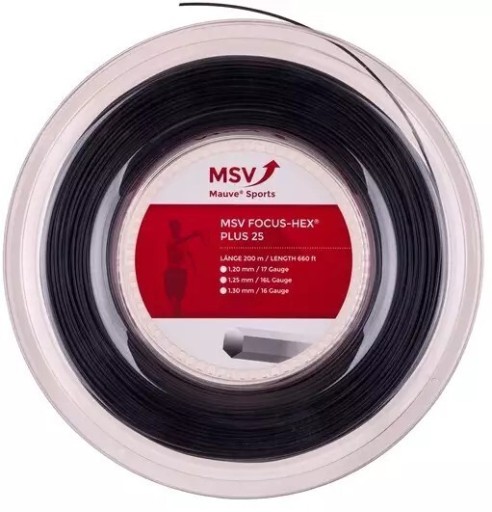 Zdjęcie oferty: Naciąg tenisowy MSV Focus Hex Plus 25 /1.20mm/12m