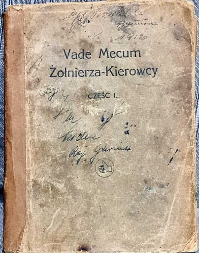 Zdjęcie oferty: Vade Mecum Żołnierza - Kierowcy 1941 r.