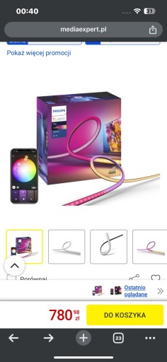 Zdjęcie oferty: Philips Hue taśma LED gradient 55"