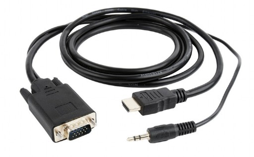 Zdjęcie oferty: Kabel adapter Gembird HDMI do VGA + audio 1,8m