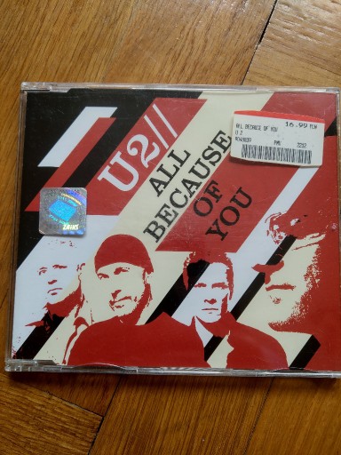 Zdjęcie oferty: U2 All Because of you CD singiel
