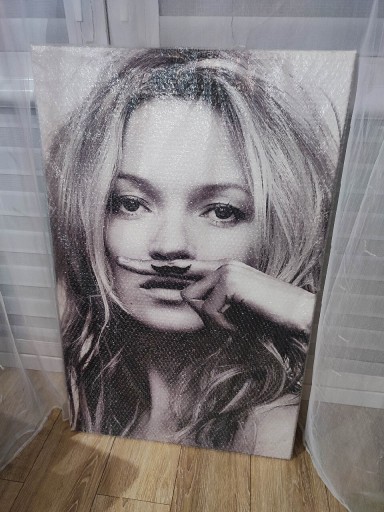 Zdjęcie oferty: Obraz Kate Moss na płótnie 110x70x2