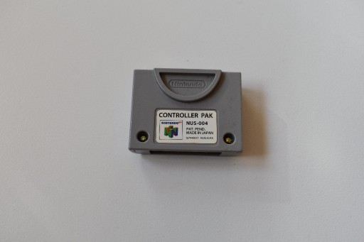 Zdjęcie oferty: CONTROLLER PAK - NUS-004 - ORYGINAŁ KARTA PAMIĘCI NINTENDO 64
