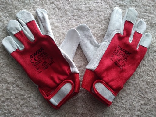 Zdjęcie oferty: Rekawice rękawiczki robocze skórzane monterskie 9