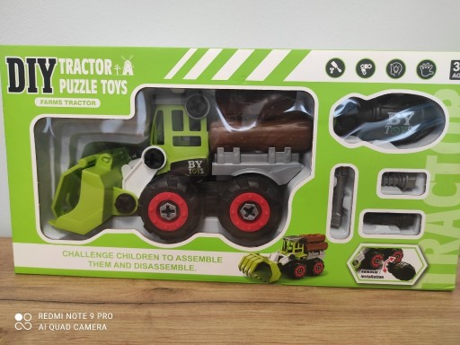 Zdjęcie oferty: Traktor do zbudowania dla dzieci DIY
