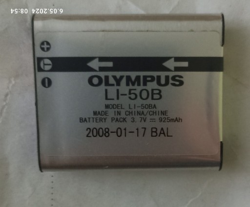 Zdjęcie oferty: ORYGINALNY AKUMULATOR OLYMPUS LI-50B -OK