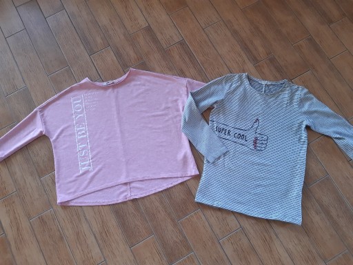 Zdjęcie oferty: 17. Bluza H&M over size i Mango r. 152