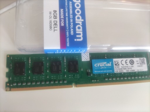 Zdjęcie oferty: Pamięć Crucial DDR3, 4 GB, 1600MHz, CL11 (CT51264B