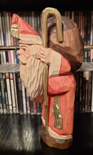 Zdjęcie oferty: Święty Mikołaj rzeźba ludowa 