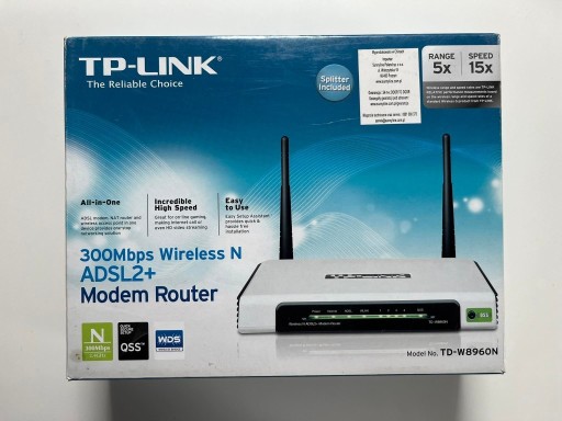 Zdjęcie oferty: Modem Router TP-Link TD-W8960N