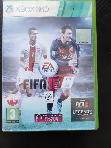 Zdjęcie oferty: FIFA 16 na xbox 360